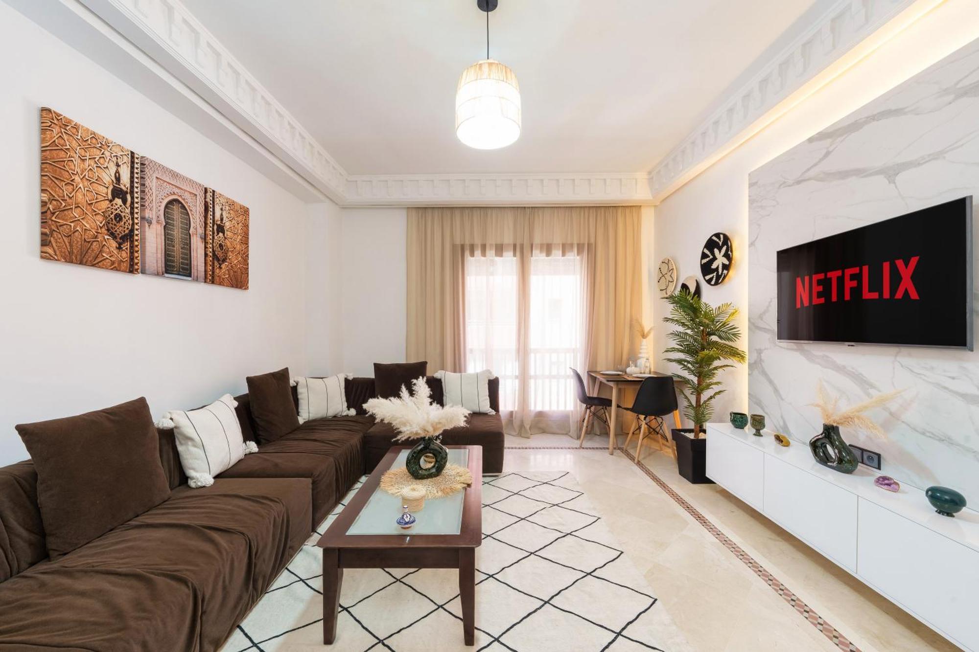 Appartement Chic Gueliz Plaza Avec Vue Марракеш Экстерьер фото