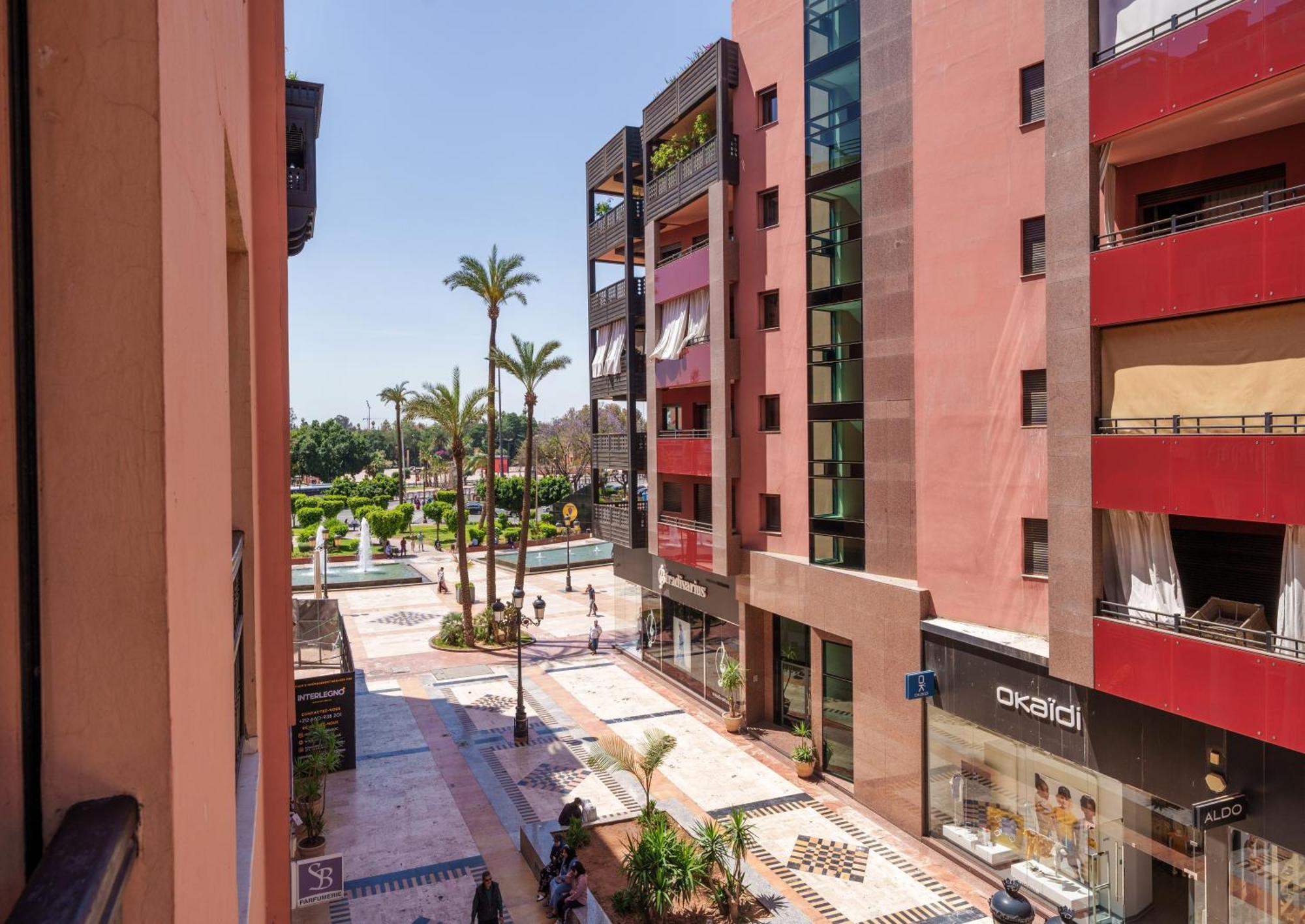 Appartement Chic Gueliz Plaza Avec Vue Марракеш Экстерьер фото