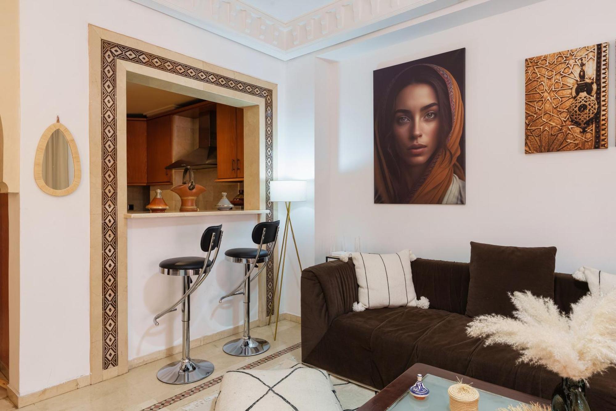 Appartement Chic Gueliz Plaza Avec Vue Марракеш Экстерьер фото